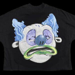 Billionaire Studios “Bloo Clown” Oversized Graphic Tee – Black